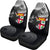 Fiji Rugby Makare And Tapa Patterns Car Seat Covers Black Universal Fit Black - Polynesian Pride