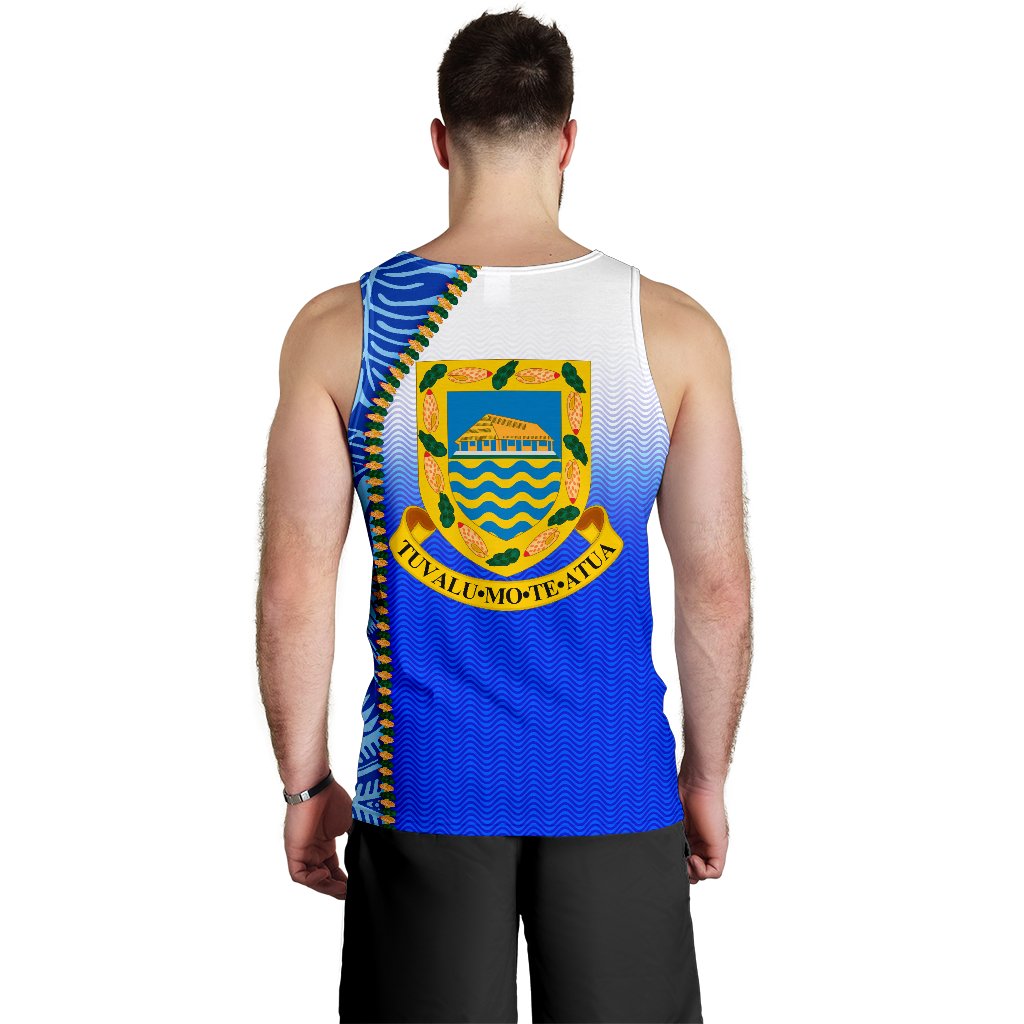 Tuvalu Men's Tank Top - Ocean Waves - Polynesian Pride