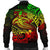 American Samoa Men's Bomber Jacket - Reggae Shark Polynesian Tattoo - Polynesian Pride