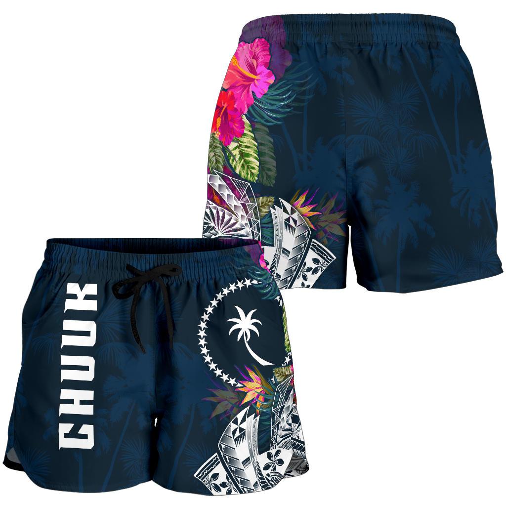 Chuuk Women's Shorts - Chuuk Summer Vibes - Polynesian Pride