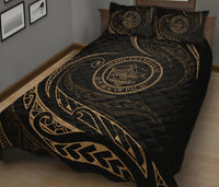 Palau Quilt Bed Set - Gold - Frida Style - Polynesian Pride
