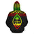 Guam Polynesian All Over Zip up Hoodie Reggae Horizontal Style - Polynesian Pride