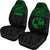 Tonga Car Seat Covers - Tonga Green Coat Of Arms Polynesian Tattoo - Polynesian Pride