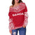 Samoa Flag Polynesian Chief Women's Off Shoulder Sweater - Polynesian Pride