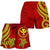 Polynesian Hawaii (Kanaka Maoli) Women Shorts - Red Tentacle Turtle Women Red - Polynesian Pride