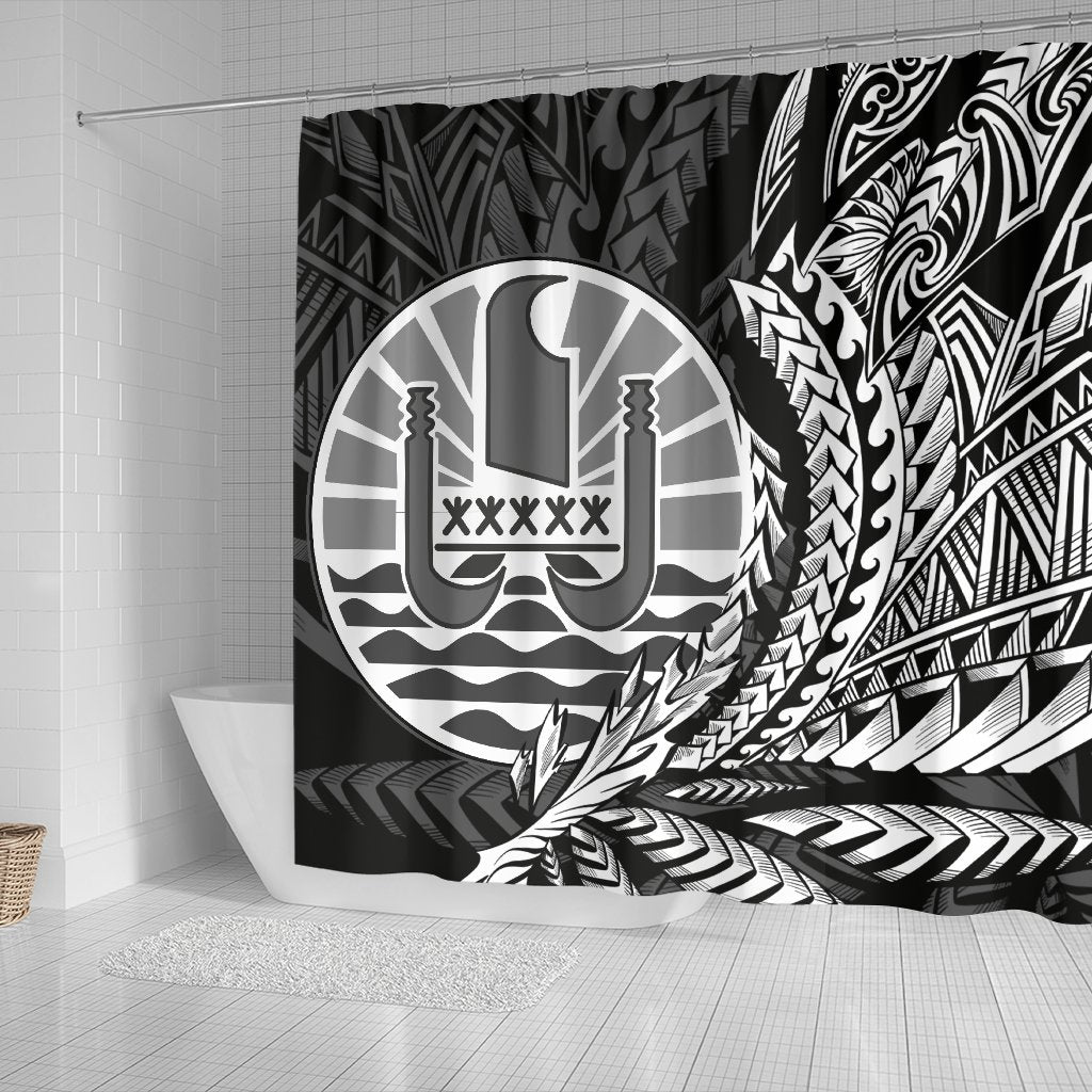 Tahiti Shower Curtains - Wings Style - Polynesian Pride