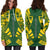 Society Islands Hoodie Dress - Polynesian Tattoo Flag - Polynesian Pride