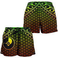 Polynesian Yap Women's Shorts - Reggae Vintage Polynesian Patterns - Polynesian Pride
