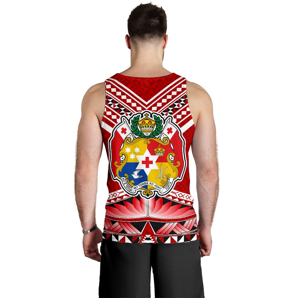 Mate Ma'a Tonga Pattern Men's Tank Top - Polynesian Pride