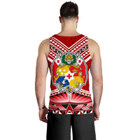 Mate Ma'a Tonga Pattern Men's Tank Top - Polynesian Pride
