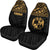 Tonga Car Seat Covers - Tonga Gold Coat Of Arms Polynesian Tattoo - Polynesian Pride