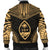 Guam Polynesian Chief Men's Bomber Jacket - Gold Version - Polynesian Pride