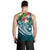 The Philippines Men's Tank Top - Summer Plumeria (Turquoise) - Polynesian Pride