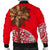 French Polynesia Men's Bomber Jacket - Palm Tree Polynesian Pattern - Polynesian Pride