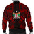 Fiji Men Bomber Jackets - Polynesian Tattoo Red - Polynesian Pride