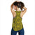 Polynesian Symmetry Yellow Women's Racerback Tank Top - Polynesian Pride