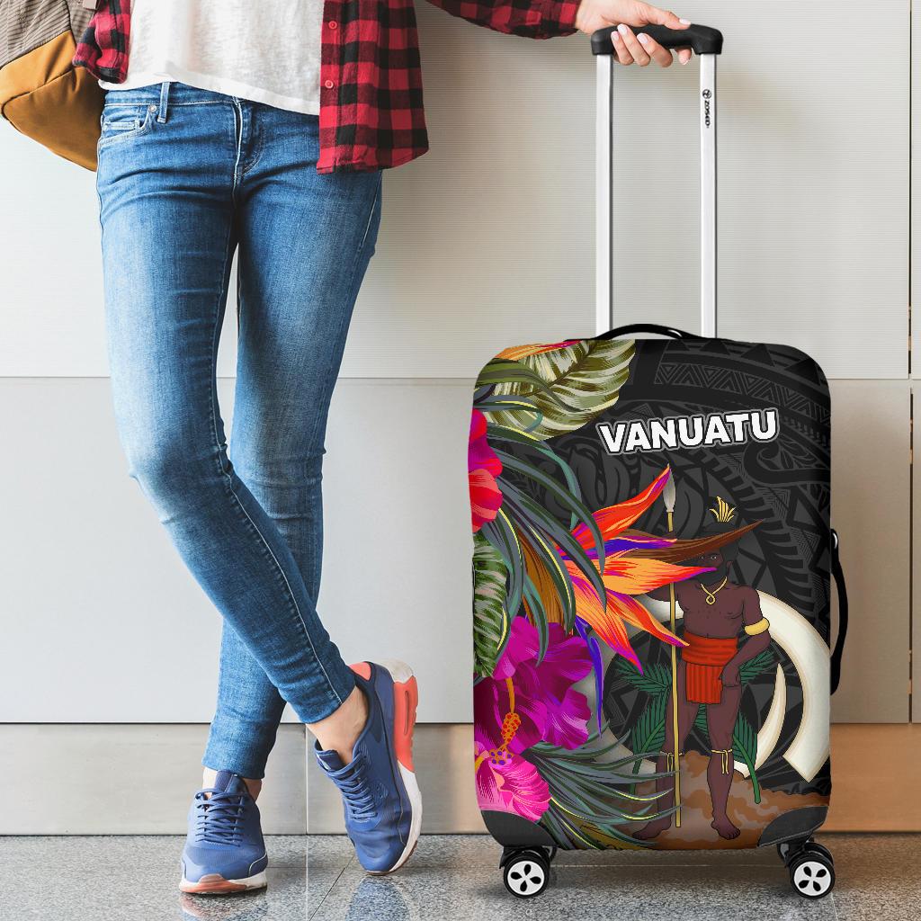 Vanuatu Luggage Covers - Hibiscus Polynesian Pattern - Polynesian Pride