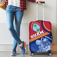 Guam Polynesian Luggage Cover - Land of the Chamorros Blue - Polynesian Pride