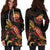 Federated States of Micronesia Polynesian Hoodie Dress - Turtle With Blooming Hibiscus Gold - Polynesian Pride