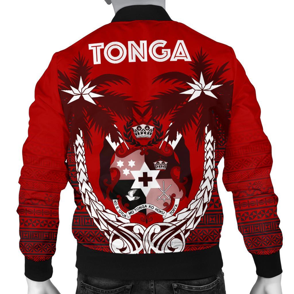 Tonga Polynesian Coconut Men's Bomber Jacket - Polynesian Pride