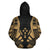 Kosrae All Over Custom Hoodie Gold Tattoo Style - Polynesian Pride