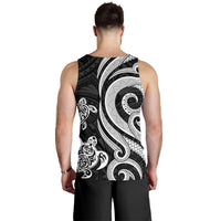 Palau Men's Tank Top - White Tentacle Turtle - Polynesian Pride