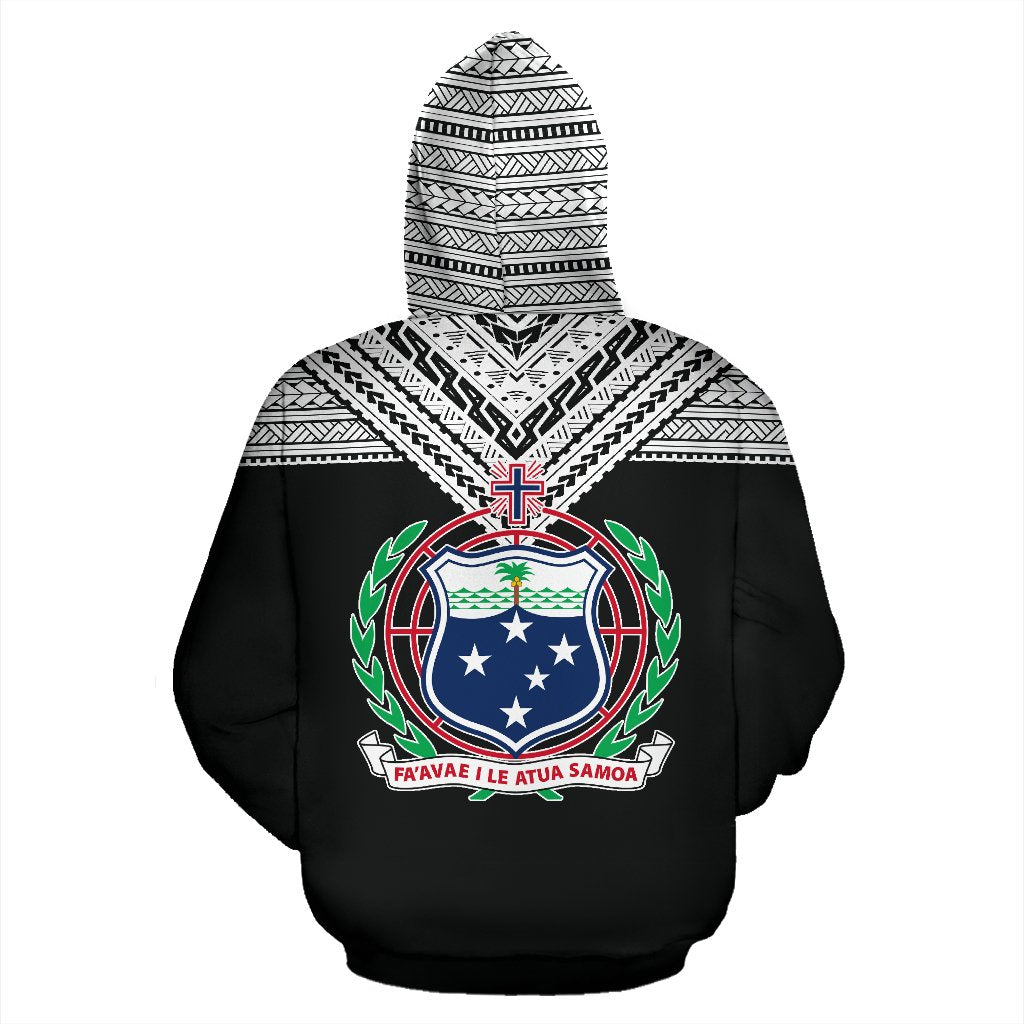 Samoa All Over Hoodie Samoan Style - Polynesian Pride