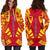 Papua New Guinea Hoodie Dress - Polynesian Tattoo Flag - Polynesian Pride