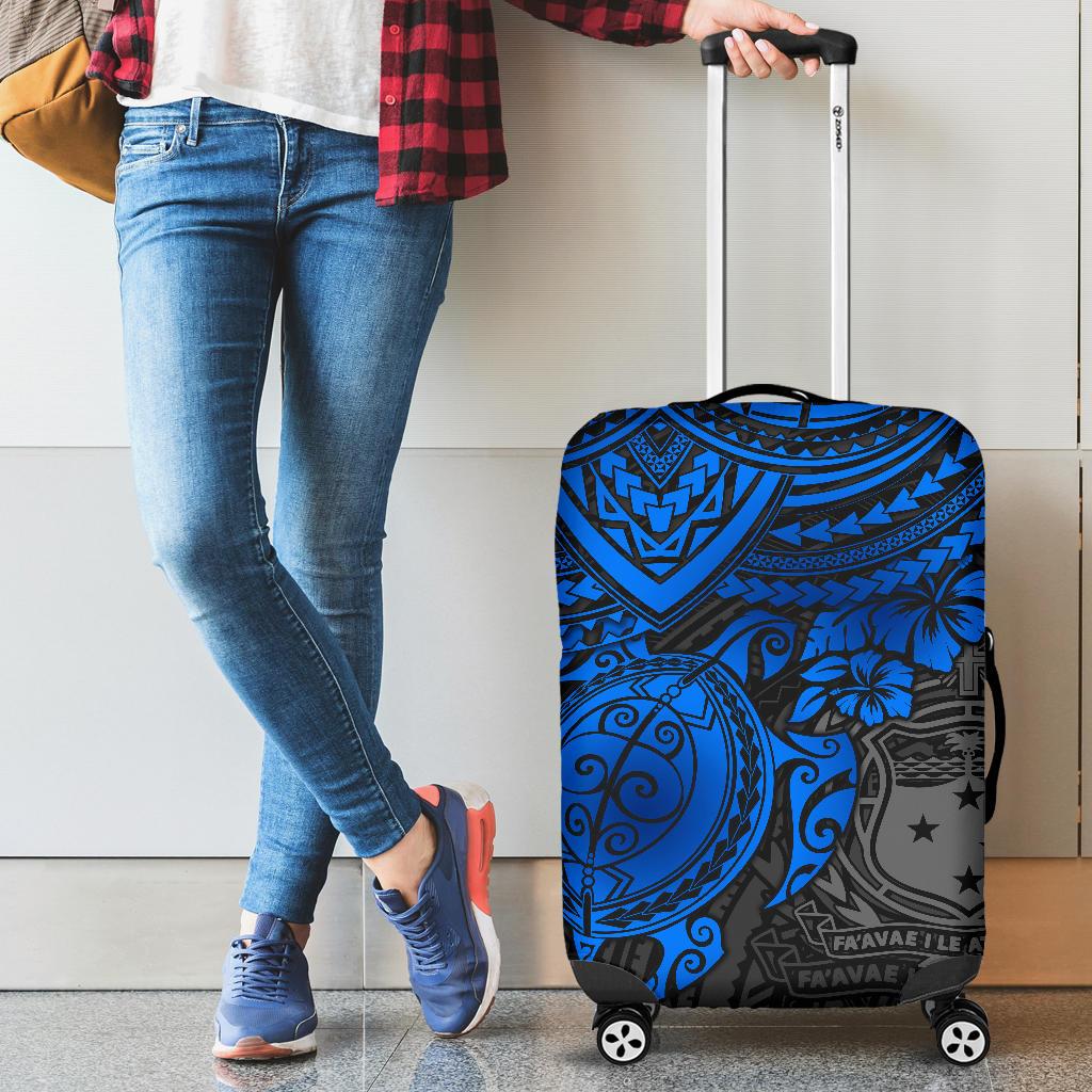Samoa Polynesian Luggage Covers - Blue Turtle BLUE - Polynesian Pride