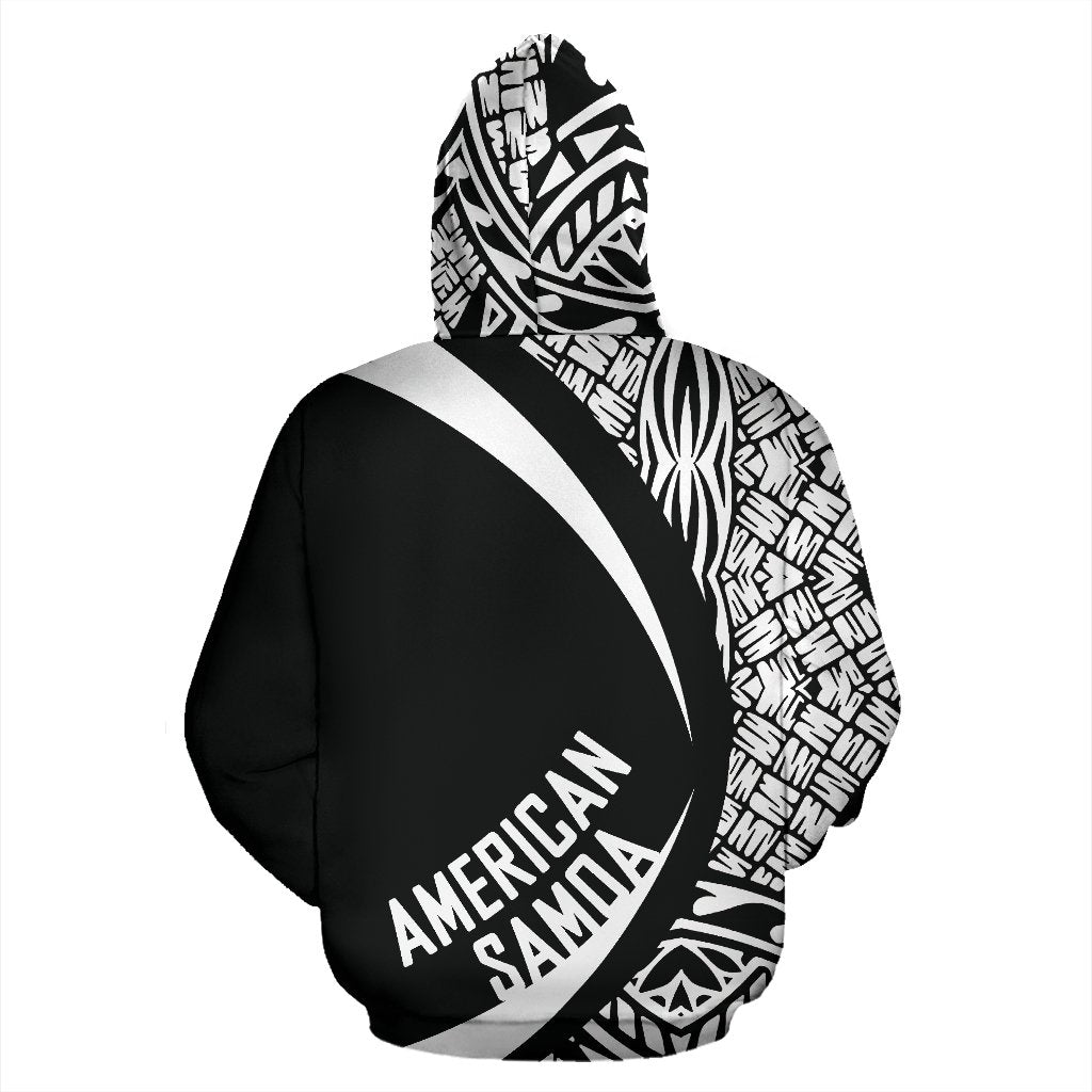 American Samoa Polynesian Hoodie Circle Style - Polynesian Pride