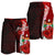 Fiji Polynesian Custom Personalised Men's Shorts - Coat Of Arm With Hibiscus - Polynesian Pride