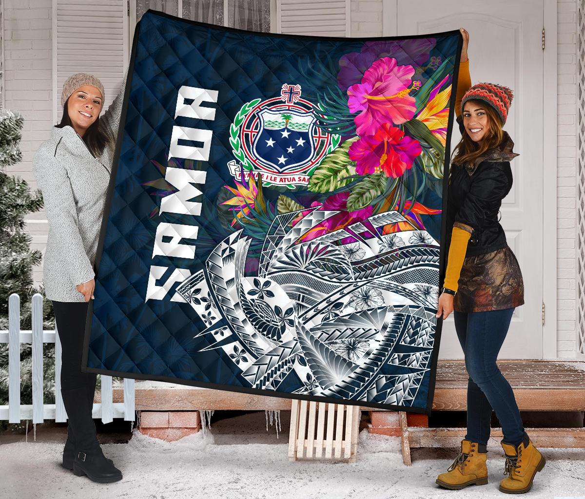 Samoa Premium Quilt - Samoan Summer Vibes - Polynesian Pride