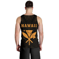Hawaii Kakau Makau Fish Hook Kanaka Map Men's Tank Top Polynesian - Polynesian Pride