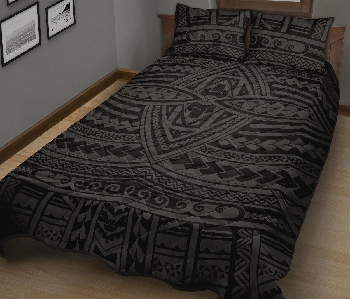 Hawaii Quilt Bed Set Polynesia Seamless AH - Polynesian Pride