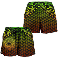 Polynesian American Samoa Women's Shorts - Reggae Vintage Polynesian Patterns - Polynesian Pride