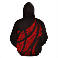 Sua Lions Pride Polynesian Warrior Hoodie Red Color - Polynesian Pride
