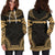 Pohnpei Women's Hoodie Dress - Polynesian Gold Chief - Polynesian Pride