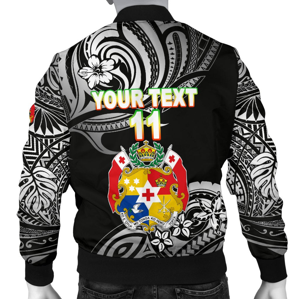 Mate Ma'a Tonga Rugby Men's Bomber Jacket Polynesian Unique Vibes - Black - Polynesian Pride