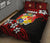 Mate Ma'a Tonga Rugby Quilt Bed Set Polynesian Unique Vibes - Red - Polynesian Pride