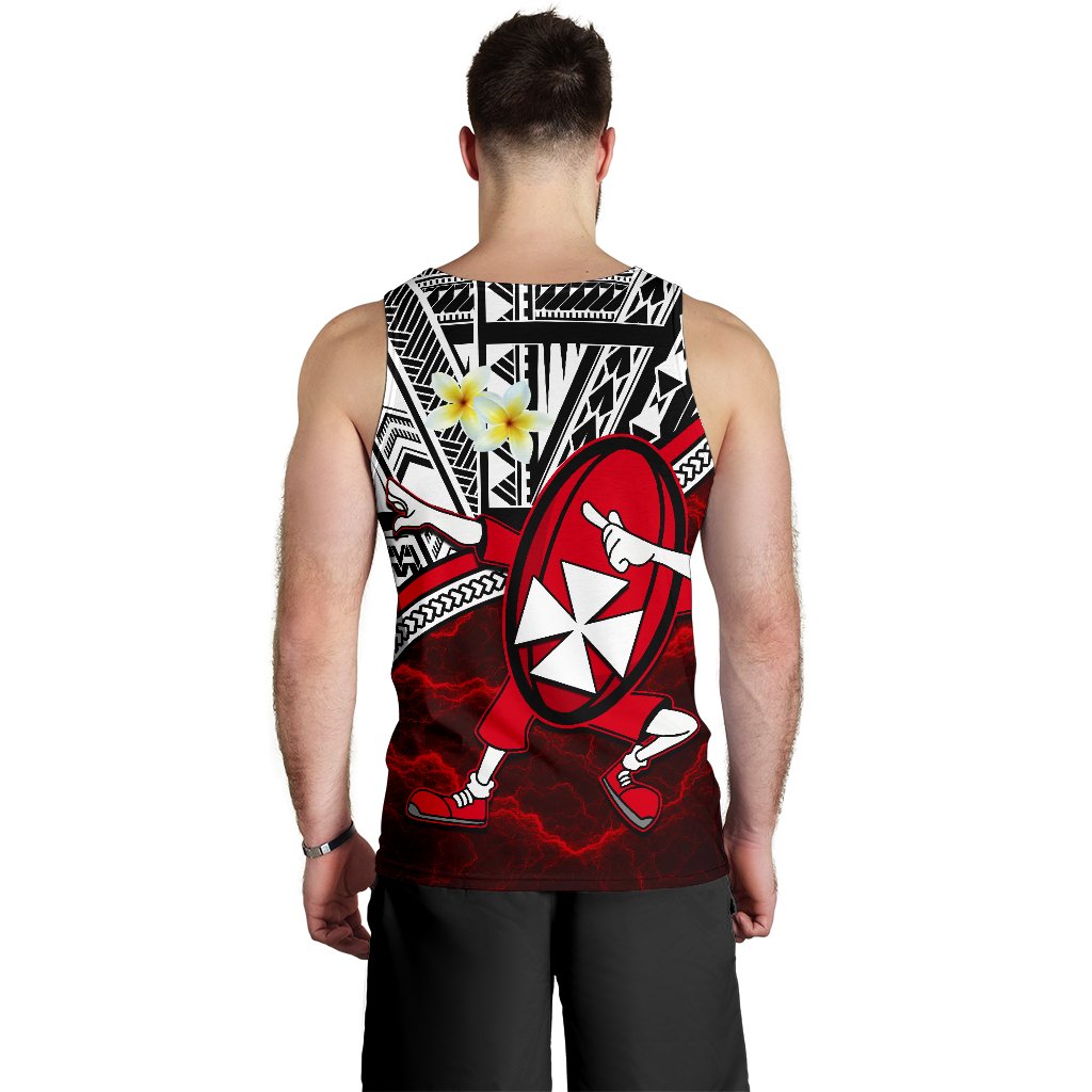 Dab Trend Style Rugby Men Tank Top Wallis and Futuna - Polynesian Pride