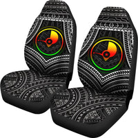YAP Polynesian Car Seat Covers - Yap Flag Reggae Color - Polynesian Pride