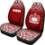 Samoa Car Seat Covers - Samoa Coat Of Arms Polynesian Tattoo Fog Red - Polynesian Pride