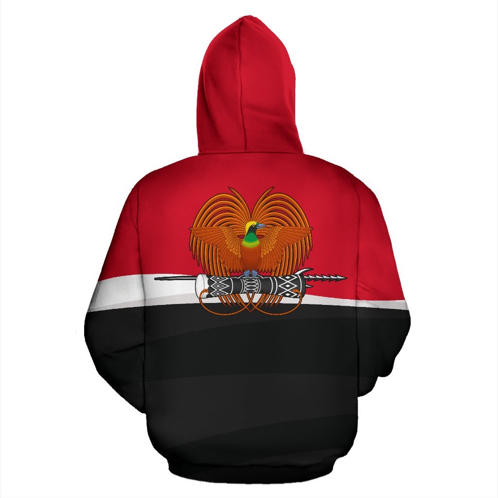 Papua New Guinea Hoodie Papua New Guinea Flag Coat of Arms - Polynesian Pride