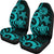 American Samoa Car Seat Covers - Turquoise Tentacle Turtle - Polynesian Pride