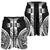 American Samoa Polynesian Men Shorts - Black Armor Tattoo - Polynesian Pride