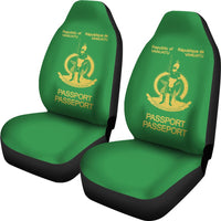 Vanuatu Car Seat Covers - Republic Of Vanuatu Passport - Polynesian Pride