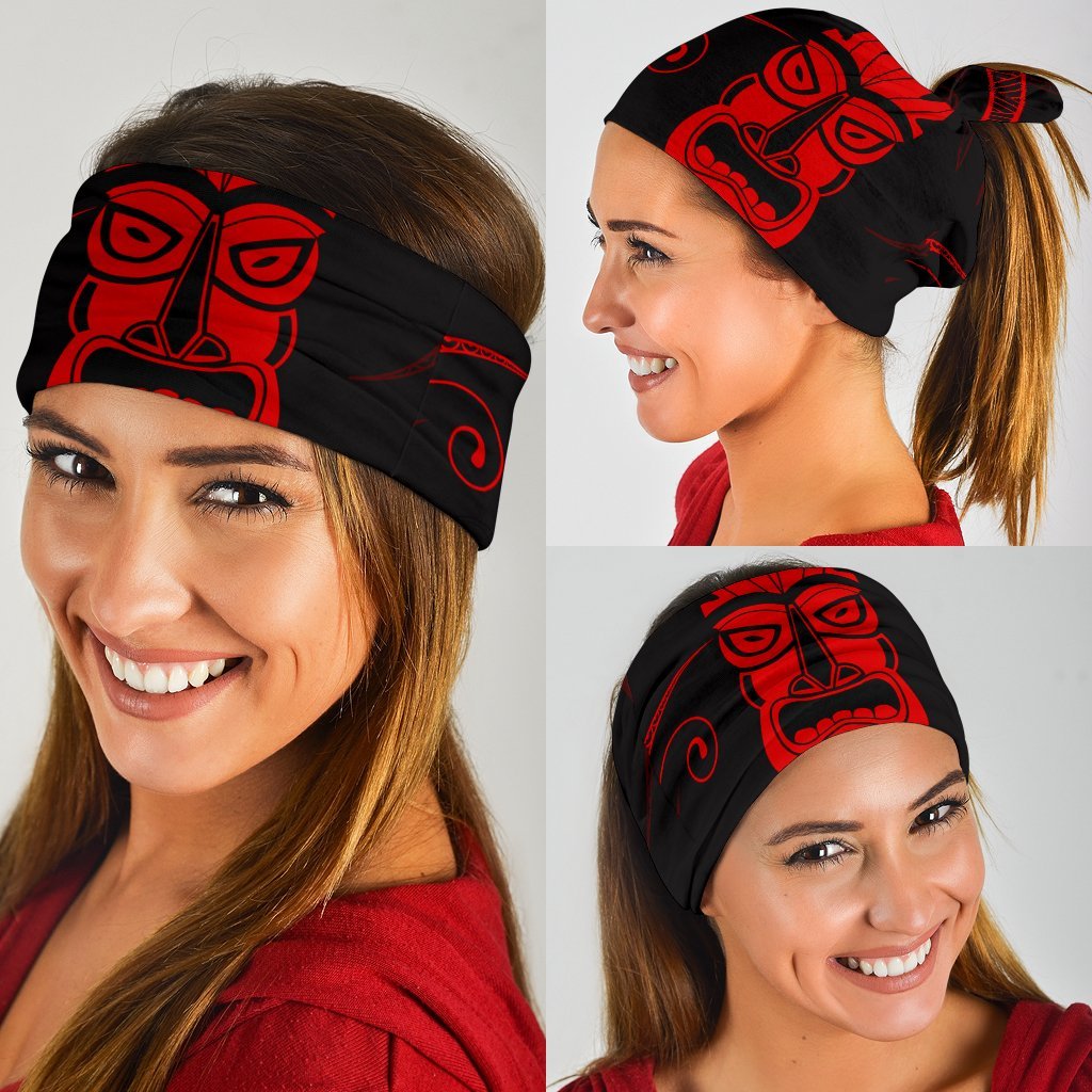 Hawaii Tiki Polynesian Bandana 3-Pack - Red - Polynesian Pride