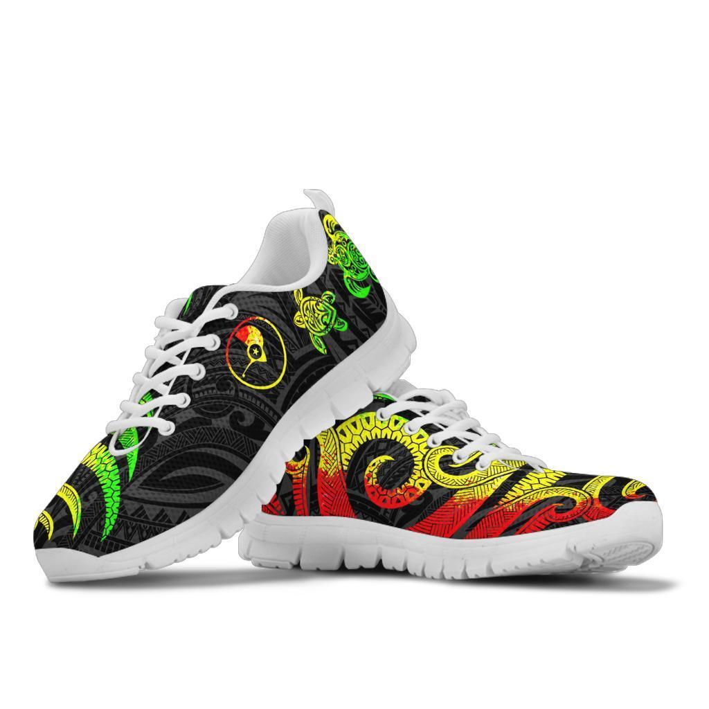 Yap Micronesian Sneakers - Reggae Tentacle Turtle - Polynesian Pride