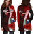 Samoa Polynesian Custom Personalised Hoodie Dress - Coat Of Arm With Hibiscus - Polynesian Pride