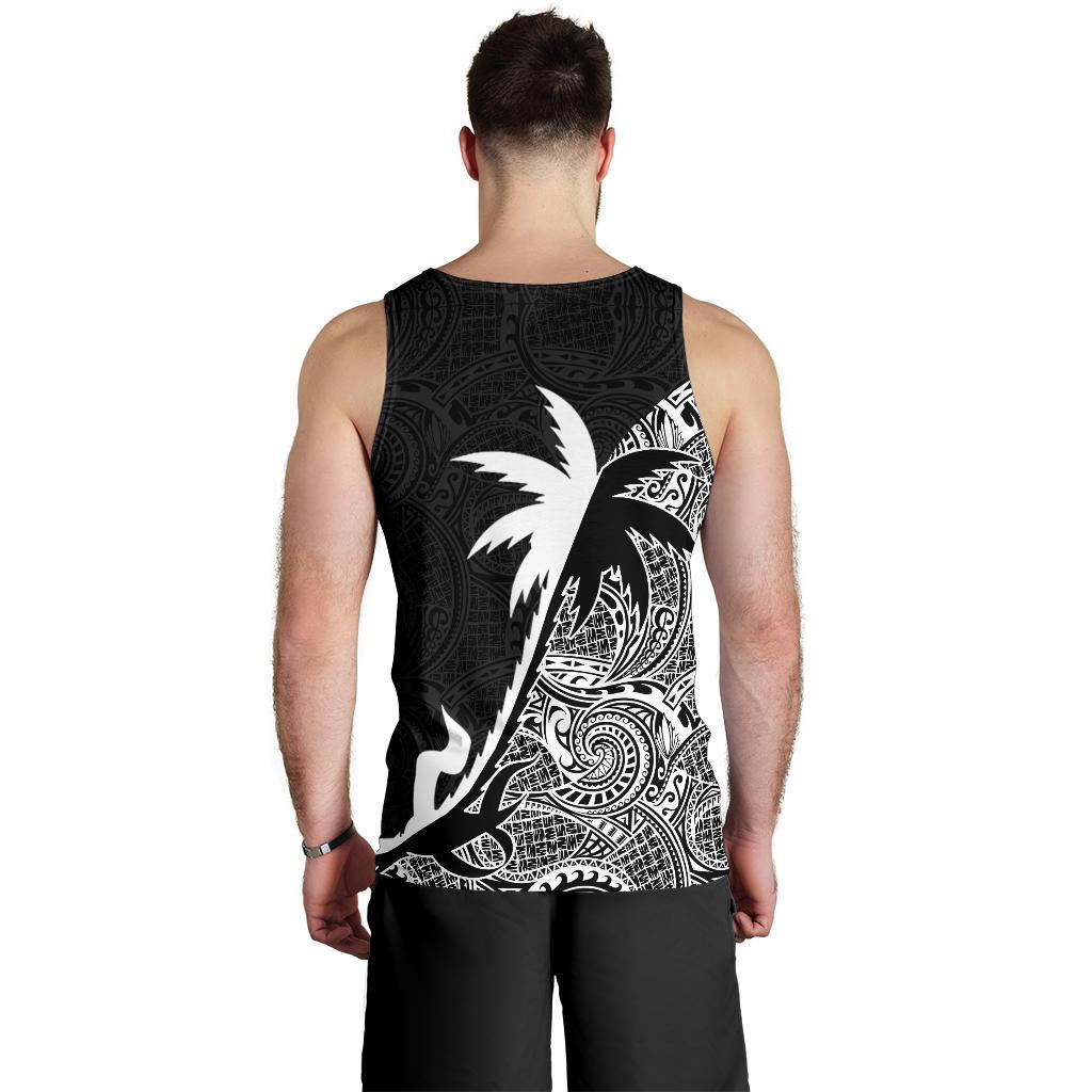 Guam Coconut Tree Men's Tank Top White K4 - Polynesian Pride
